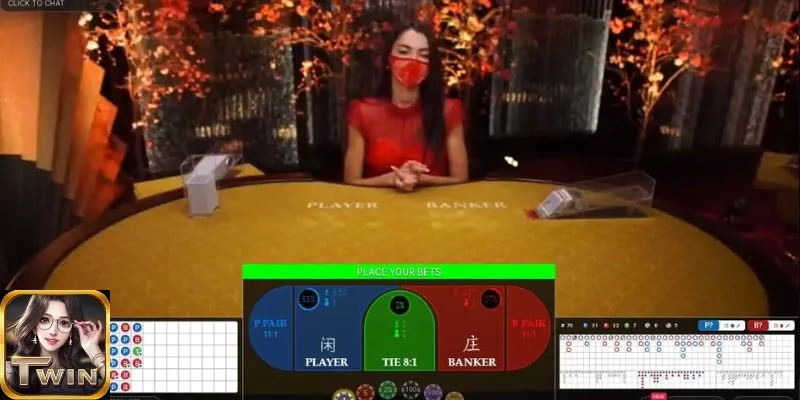 Lối chơi Baccarat tại Twin68 với nhiều chiến thuật