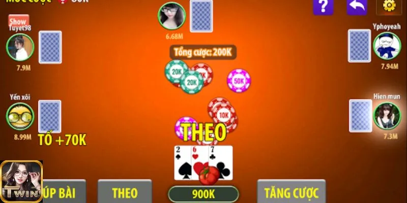 Twin68 cung cấp bài Liêng cực vui